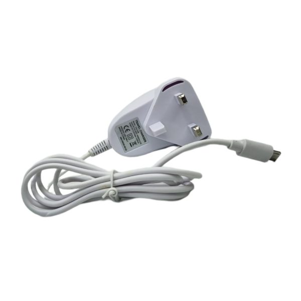شارژر  چراغ دار دیواری سیم دار مدل v8